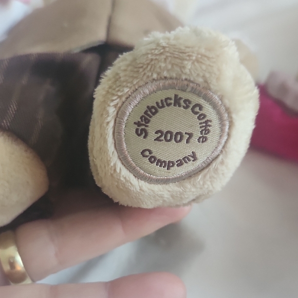 2007 Starbucks Bearista Bear Collection 58th 59th Valentines Day 9" Plush Set - Picture 2 of 15